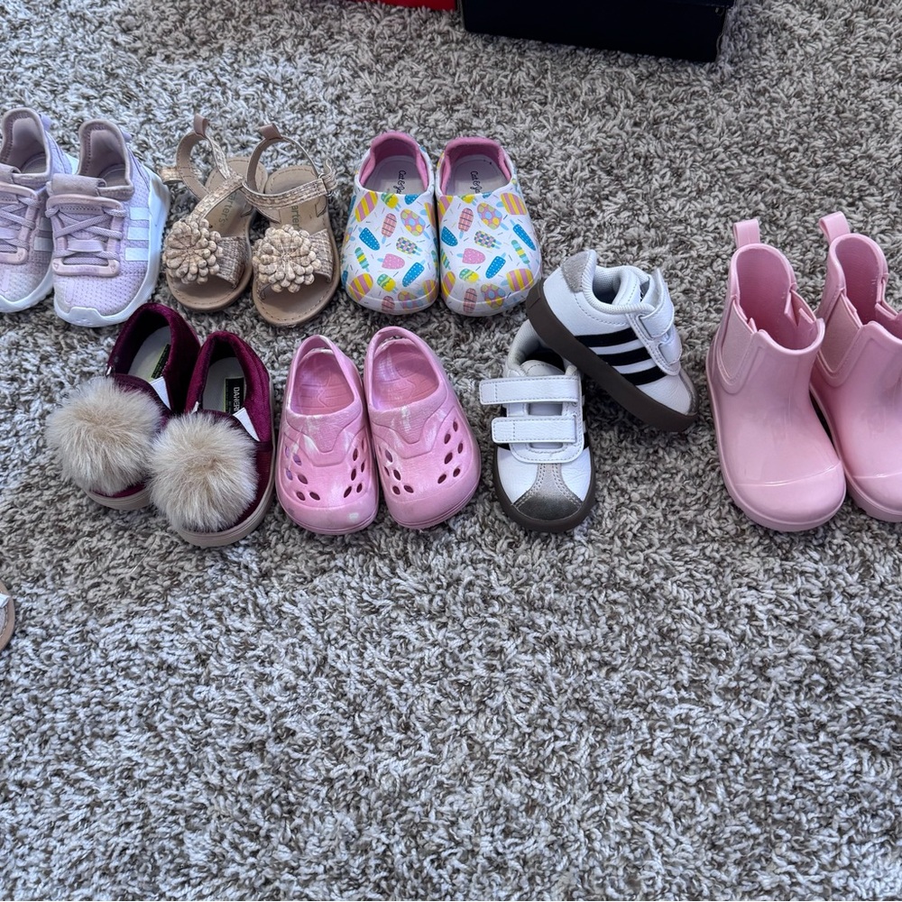 Adidas Kids Light Purple Sneakers and more!